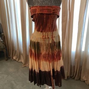 Tie-dyed dress